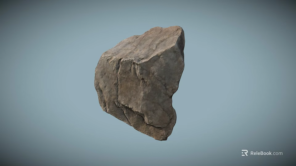 Natural Rough Stone Material Ideal For Wood And Stone Design Applications 3d model 