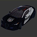 Modern Police Car Police Car Concept Police Car 3d model