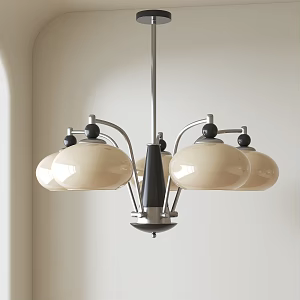 French Middle Chandelier 3d model