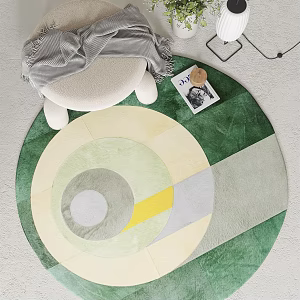 Modern Round Carpet 3d model