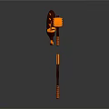 Medieval Weapons Collection With Metal Texture Golden Brown Color Neat Arrangement And Reflections