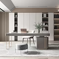 Modern study 3d model