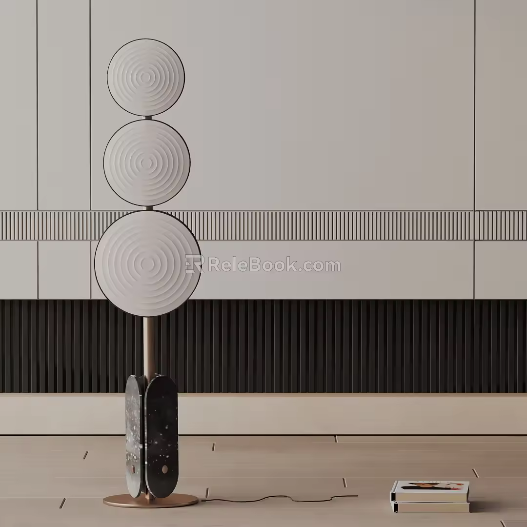 Modern floor lamp 3d model