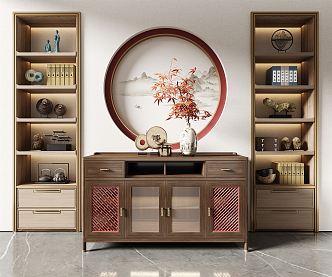 New Chinese Sideboard 3d model