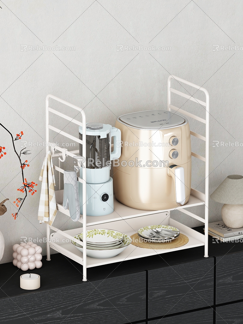 Microwave Appliance Storage Rack model