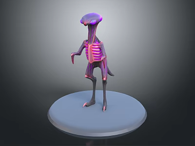 Alien alien creature alien life alien human advanced life cosmic life alien existence 3d model