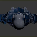 Sci-Fi Helmet Alien Helmet High Tech Helmet Game Helmet 3d model