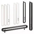 White And Black Radiators In Various Styles