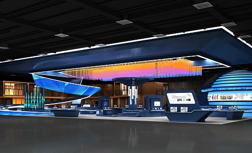 Modern Exhibition 3d model