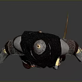 Medieval Warrior Armor 3D Model With Metal Pauldrons Leather Belt And Helmet