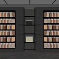 Plate Template Display Cabinet Commodity Display Cabinet Open Display Cabinet 3d model