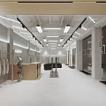 Modern Minimalist High End Mens Clothing Store Exterior And Spacious Interior Decoration Design