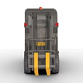Jungheinrich Yellow Black Industrial Forklift With Cabin And Heavy Duty Tires