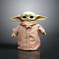 Cute Game and Movie Character with Big Ears Large Eyes and Brown Robe