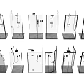 Various Modern Shower Sauna Enclosure Designs With Glass Structures And Styles