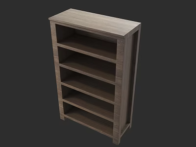 Bookcase Bookshelf Cabinet Wooden Cabinet Cabinet Study Room Decoration Book Fair Personal Collection Wooden Rack 3d model