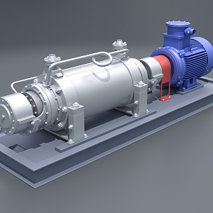 AY multistage centrifugal oil pump centrifugal oil pump AY type ay multistage centrifugal oil pump 3d model