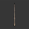 Three Magic Wands Display Different Wooden Designs Brown Black And Light Handles
