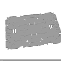 Detailed Architectural Building Floor Plan Layout With Room Structures And Design