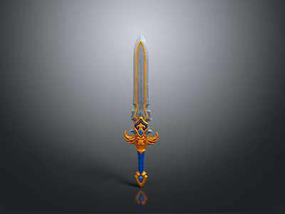 Officer Sword Long Sword Sheath Sword Samurai Sword Samurai Sword Accessories Soldier Sword Knight Sabre 3d model