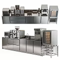 Modern Kitchen Interior With Stainless Steel Cabinets Drawers Sink And Appliances