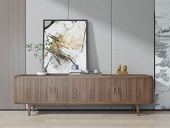 New Chinese TV Cabinet 3d model