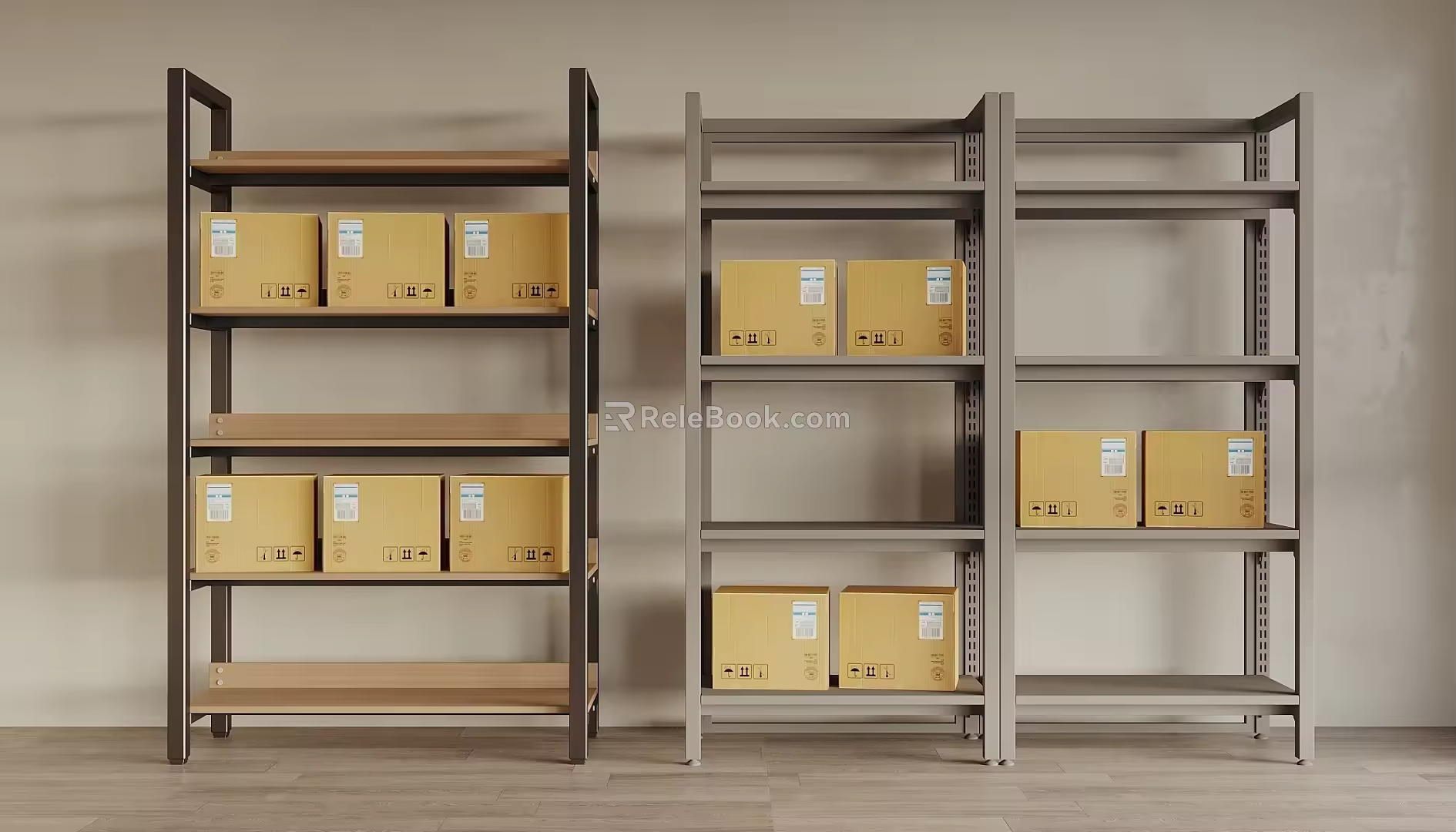 Shelf Storage Rack Express Rack 3d model