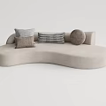 Modern Multiplayer Sofa 3d model