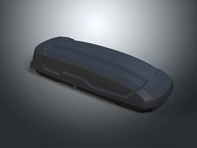 Gray Modern Device Case With Sleek Curved Design And Smooth Surface 3d model