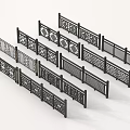 Decorative Metal Railings With Various Intricate Carved Patterns And Modern Design Styles