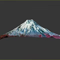 Geo-vein Volcano Island Terrain Mountain Geomorphology Mountain Range Topographic Map Mountain 3d model