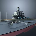 Aircraft Carrier Deck Featuring Blue Fighter Jets Control Tower And Red White Marker Lines