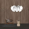 Sofa Single Sofa Model Lamp Coffee Table 3d model
