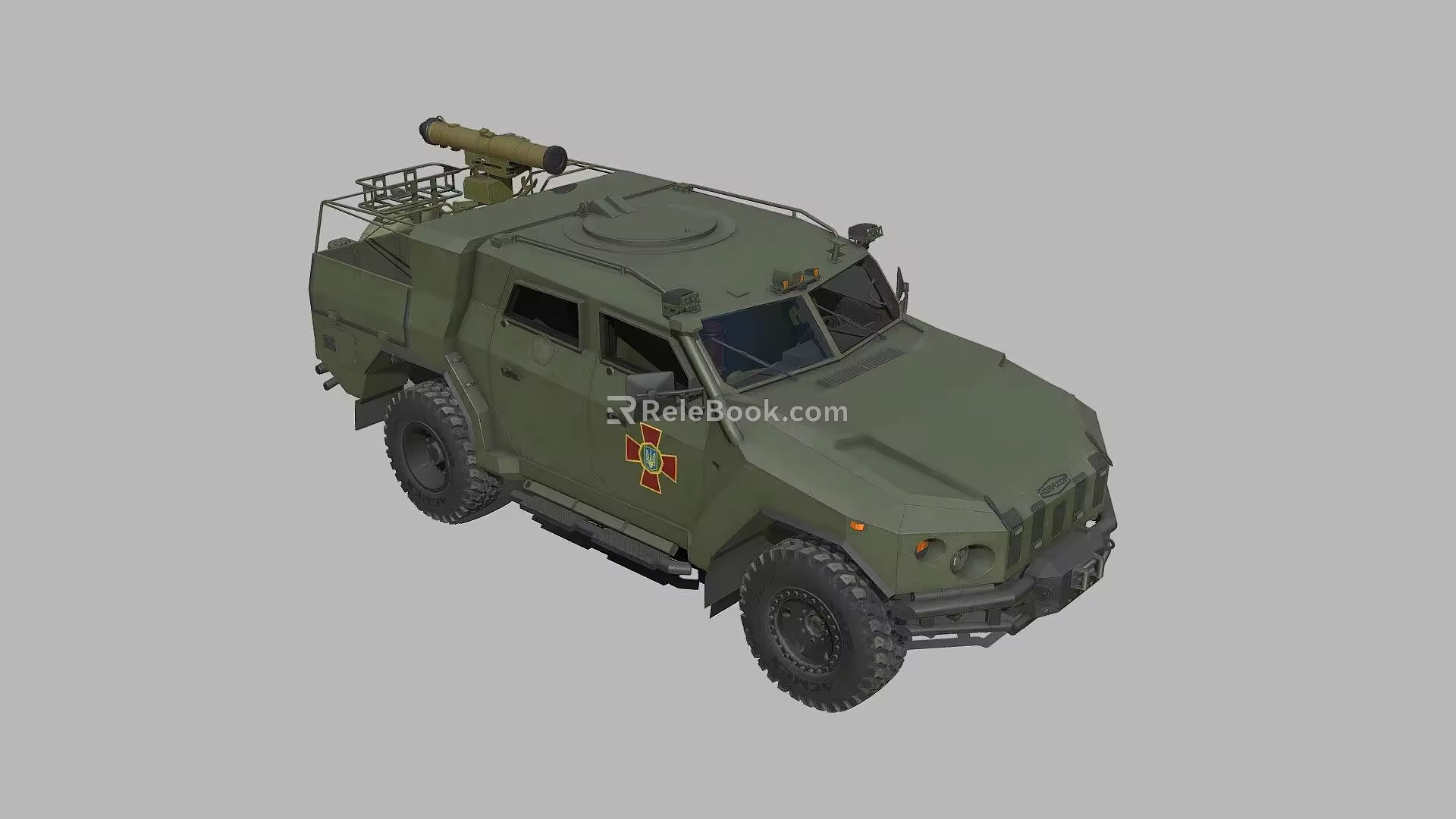 Light armored vehicle 3d model