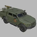 Light armored vehicle 3d model