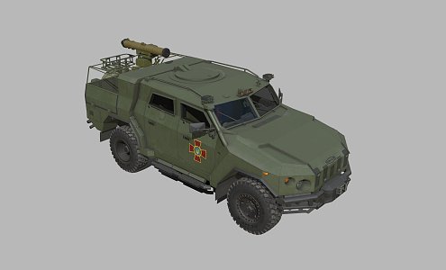 Light armored vehicle 3d model