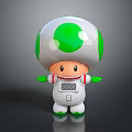 Robot Assistant Small Robot Butler Robot Butler Figure Game Figure 3d model