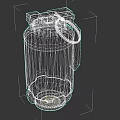 Gray Cylindrical Stun Grenade Weapon With 40 M Marking And Pull Ring Design