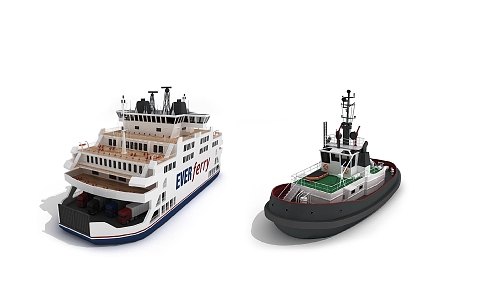 Modern Cruise 3d model