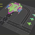 INDUSTRIAL LOFT FIGHTER SCI-FIGHTER SCI-FIGHTER SPACE FIGHTER 3d model