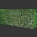 Rustic Textured Brown Brick Wall With Classic Design And Smooth Surface 3d model