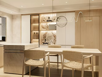 Modern Restaurant Home Restaurant 3d model