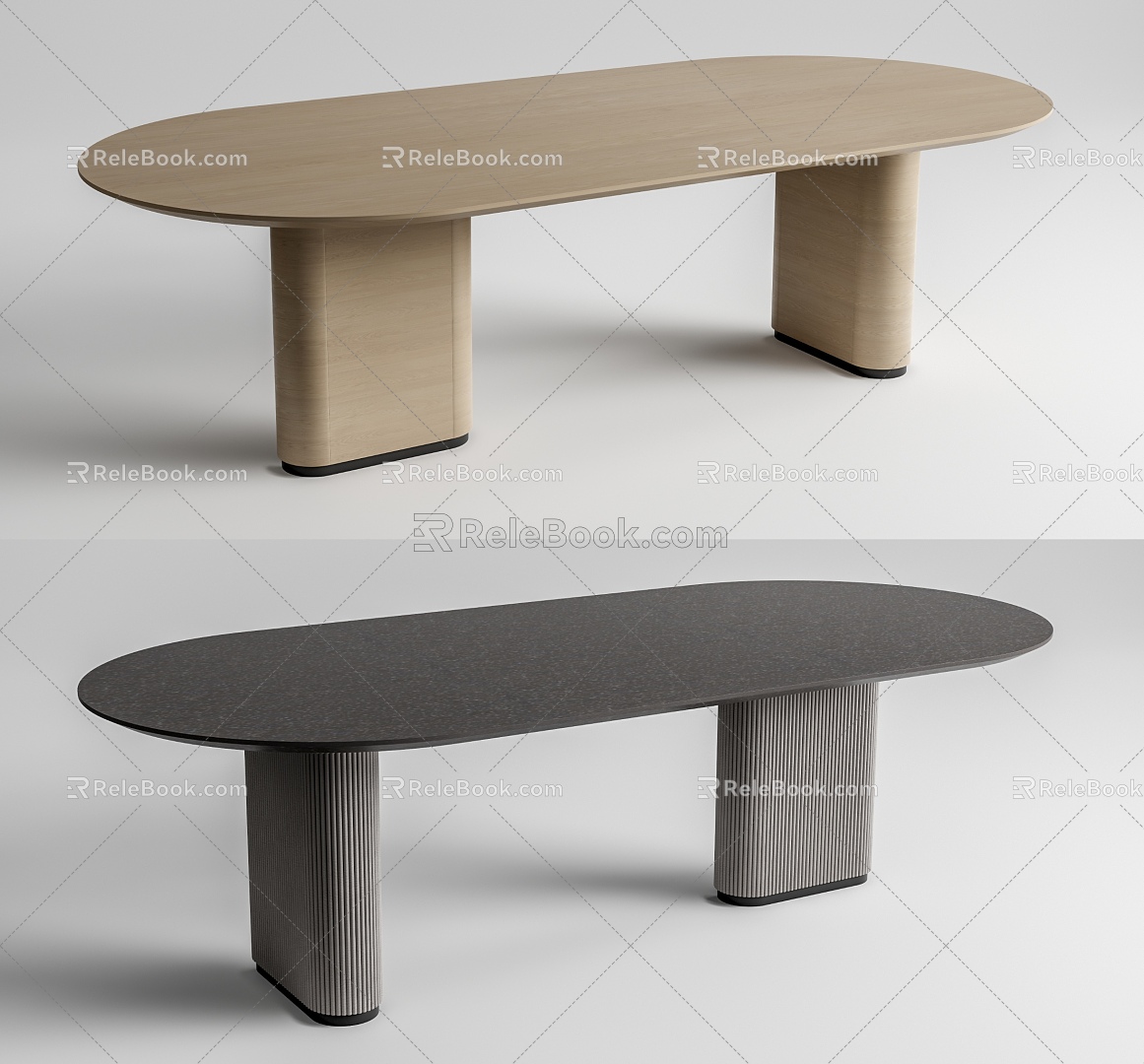 Dining table Minimal dining table 3d model