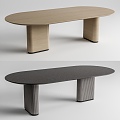 Dining table Minimal dining table 3d model