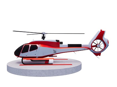 Helicopter 3d model