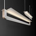 Modern Pendant Chandeliers With Geometric Shapes Metallic Accents And LED Lighting