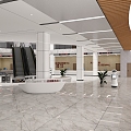 Modern Hall Service Hall 3d model