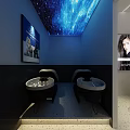 Modern Minimalist Hair Salon Interior Design With Stylish Chairs Large Mirrors And Clean Reception Space