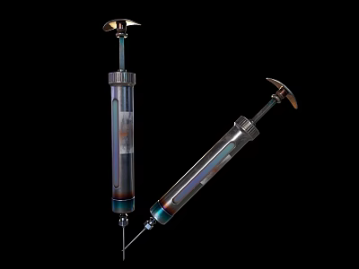 Modern Needle Tubes 3d model