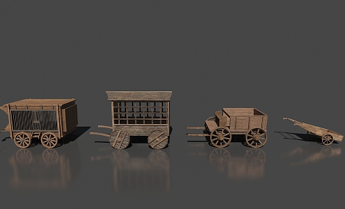 Chinese Prison Car 3d model